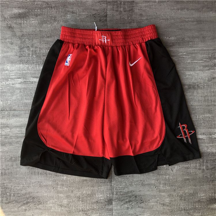 Men NBA Houston Rockets Red Shorts 04162->golden state warriors->NBA Jersey